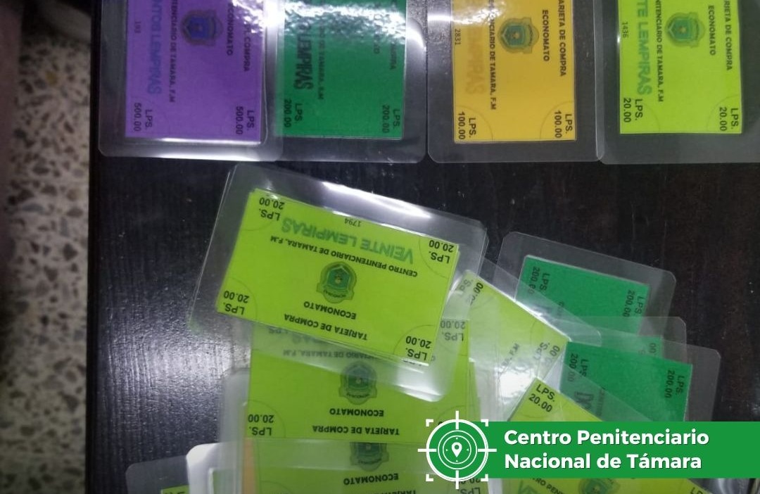 Centro Penitenciario Nacional de Támara implementa sistema de tarjetas para eliminar el uso de dinero en efectivo 